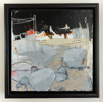 Morag Young
The Black House
mixed media 20 x 20 cm 
£350