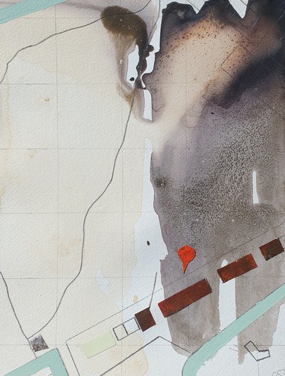Tree Ink Location Map IV
sycamore ink and acrylic on paper 24 x 18 cm
£350