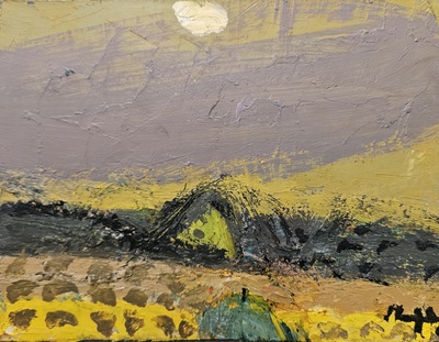 Sandy Murphy RGI PAI
Setting Sun
oil on board 17 x 22 cm
£400 (unframed)