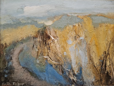 Helen Tabor
Path Through the Hills
oil on board 22 x 30 cm
£750