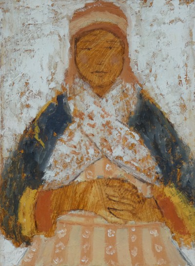 Helen Tabor
Snow Child 1
oil on board 28 x 23 cm
£750