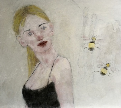 Joyce Gunn Cairns
Caring For Bees
Oil on board  50 x 65 cms
£795
SOLD