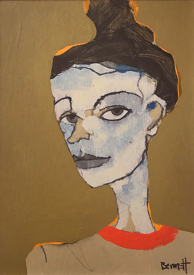 Margaretann Benneitt
Red Collar
acrylic  20 x 15 cms
£495