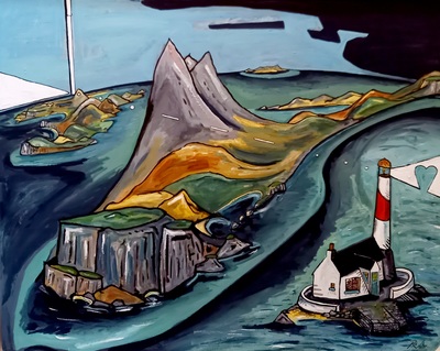 Rob Walker
Jura, Islay, Colonsay
Oil  112 x 90 cms
£1500