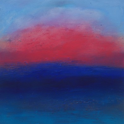 Jules Jackson
Firey Light over The Sound
oil on canvas 30 x 30 cm
£400