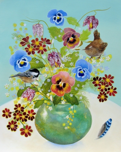 Lesley McLaren
Springtime
oil on gesso board 25 x 20 cm 
£425
SOLD