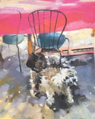 The Truffle Hunters
oil on board 25 x 20 cm
£495