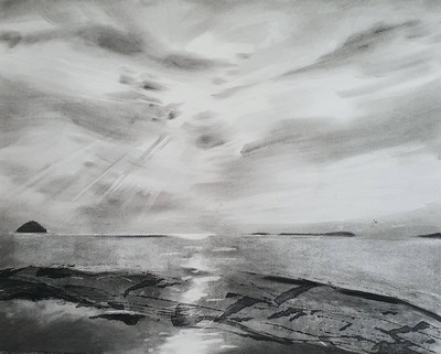 Ailsa Craig
Charcoal on Paper 37 x 47 cm
SOLD
