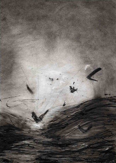 Erinclare Scrutton
Sea View
charcoal on Hahnemuhle paper 58 x 39 cm
£440
