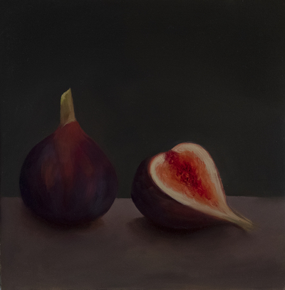 FIgs
oil on panel  20 x 20 cm
£450