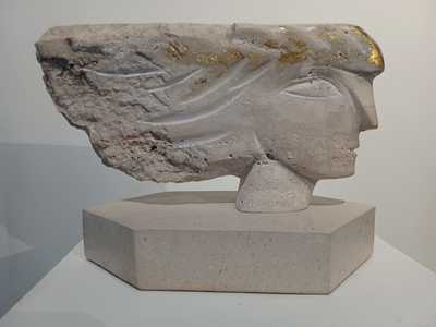 Tom Allan
Assyrian Prince
Portland Stone with Gold Leaf   h22cms
£395
SOLD
