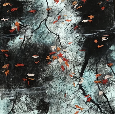 Sandra Moffat
Downstream 
Mixed media 50 x 50 cns
£900