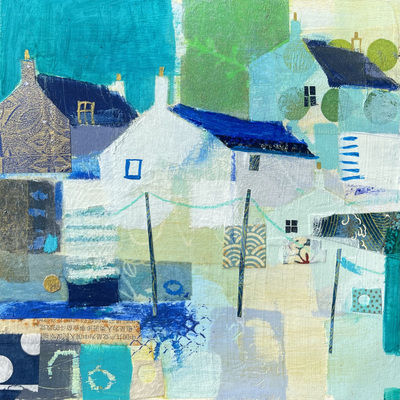 Nicole Stevenson
Harbour Washing Line, Sandend
mixed media 20 x 20 cm
£450