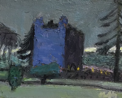 Sandy Murphy RGI PAI
Gelston Castle, Dusk
Oil on board 15 x 20 cms
£350 (mounted)