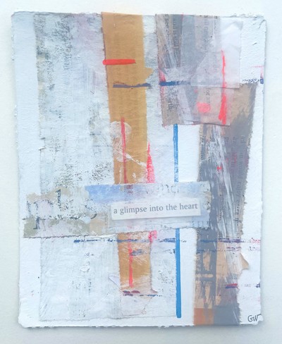 A Glimpse into the Heart
mixed media collage 15 x 12 cm
£325