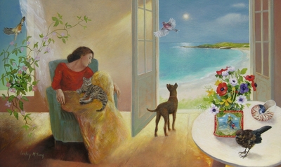 A Room with a View
oil on gesso board 30 x 50 cm
£1000