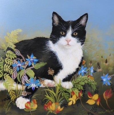 Daisy Amongst the Wildflowers
Oil on panel  25 x 25 cms
SOLD