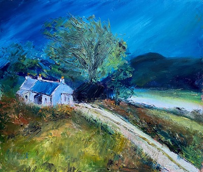 Scott MacDonald
The Whins Lochranza Arran
Oil on board  28 x 30 cms
£495