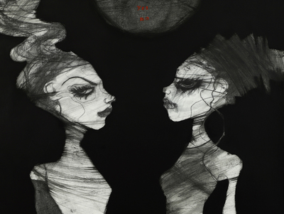 Yes-No
oil and wax pastel on Fabriano paper
30 x 40 cms
SOLD