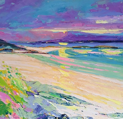 Angus Clark
Isle of Eigg from Morar
oil on canvas 60 x 60 cm
£1100