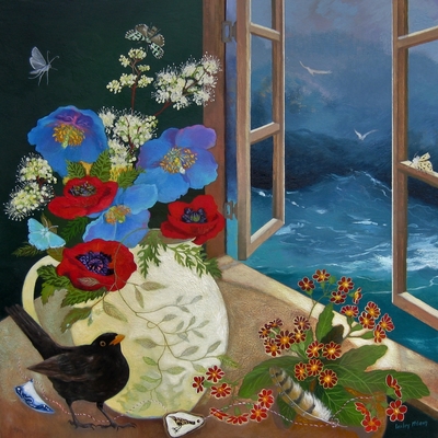 Calm Beneath the Storm
oil on gesso board 40 x 40 cm
£825