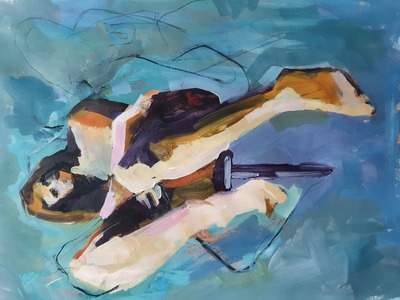 Catarina 2
acrylic on paper  66 x 58 cm
£600
SOLD