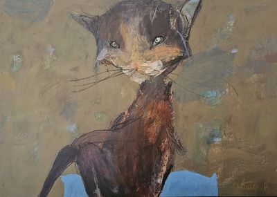 Pushkin
acrylic on canvas  50 x 70 cm
£700