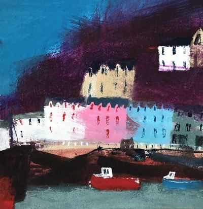 Caroline Bailey
Portree Boats
Mixed media 25 x 25 cms
£800