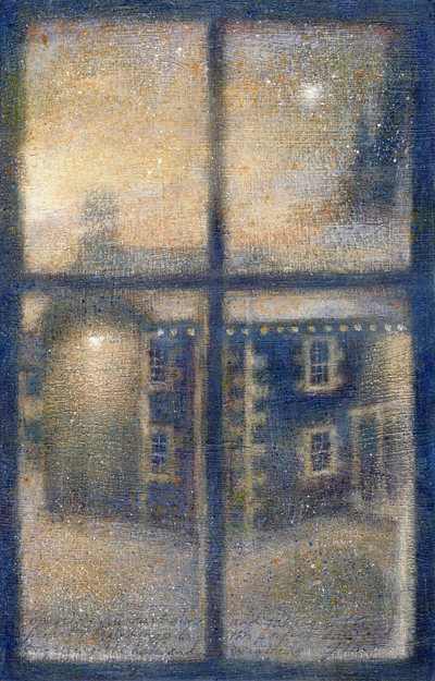 George Grant
Christmas at Our Window
acrylic on panel 23 x 15 cm
£500