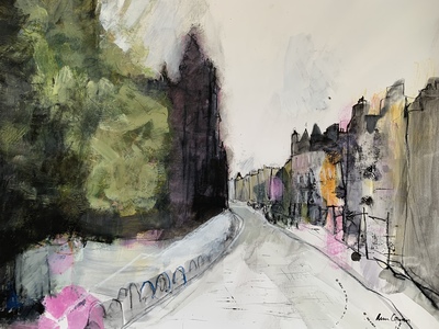 Towards St Giles
acrylic and mixed media  49 x 62 cms
£795