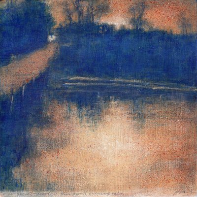 George Grant
Our secret pool (Kiintore)  
acrylic on panel  22 x 22 cm
£540