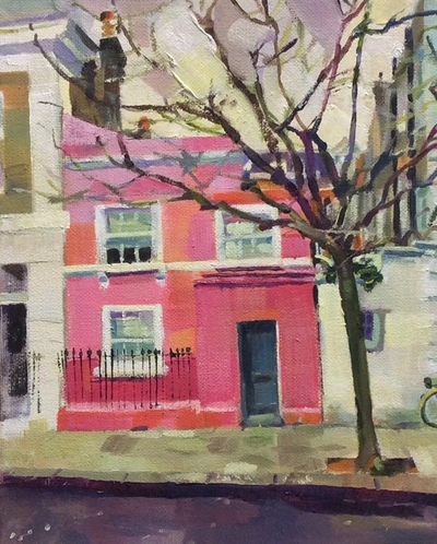 Geraldine Durning
That Pink House in Chelsea
Oil on canvas  25 x 20 cms
£450
SOLD