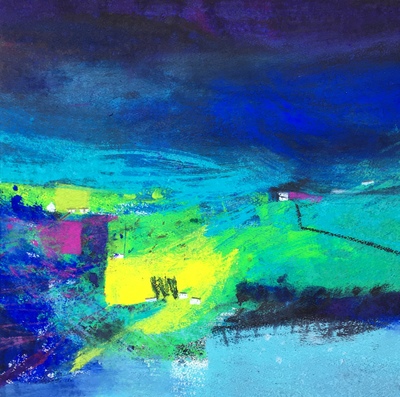 Caroline Bailey
Loch Harport
Mixed media  35 x 35 cms
£1200