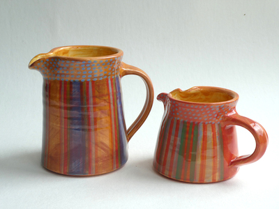 Pauline Zelinski
Jugs
hand-painted ceramic 10 cm high average
£55 ea