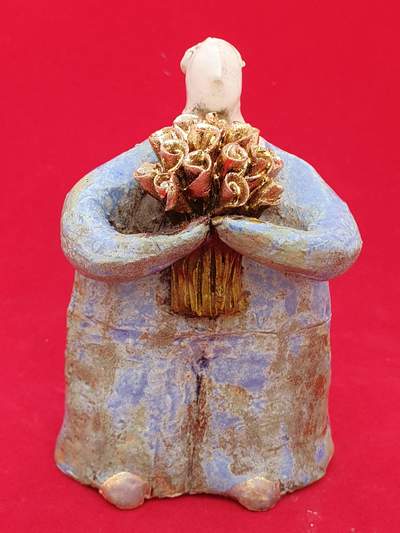 Ludmilla Kosmina 
Little Man in Love
Porcelain H10 cms
£70