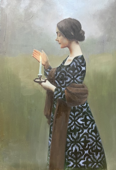 Candlelight
oil on canvas 33 x 24 cm
£450