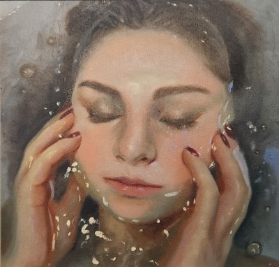 Amber Carter
Sparkle
oil on board 20 x 20 cm
£380
