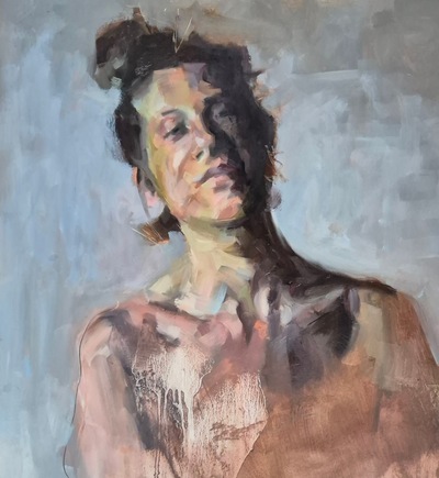 Mode of Intention - Abi
oil on primed paper 39 x 36 cm
£560
SOLD