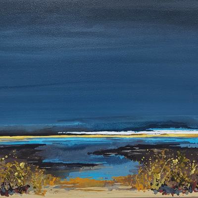 Naomi Rae
Dusk Shore, Isle of Arran
Indian ink on board 20 × 20 cm
£325