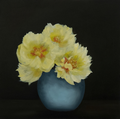 Sunshine Flowers
oil on panel  30 x 30 cm
£590