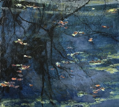 Sandra Moffat
Underwater 
Mixed media 56 x 60 cms
£1200
SOLD