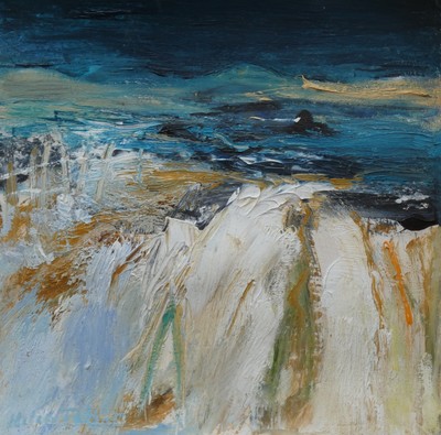 Snow on the Hills
Oil on paper  24 x 24 cms
£395