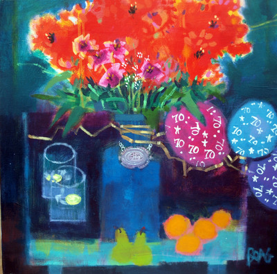 Francis Boag
Birthday Table
Acrylic on canvas  50 x 50 cms
£3100