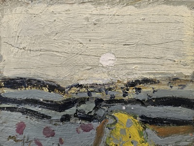 Sandy Murphy RGI PAI
Rising Moon
oil on board 17 x 22 cm
£400 (unframed)