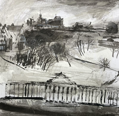 Edinburgh Winter Walk
ink on paper 30 x 30 cm
£295