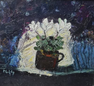 Cyclamen
oil on board  30 x 30 cm
SOLD