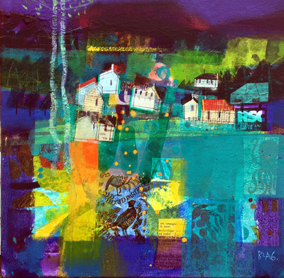 Francis Boag
Dusk Glen Prosen
Acrylic on canvas  30 x 30 cms
£1400