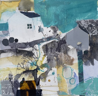 Whispered Stories, Lewis
mixed media and collage on paper 20 x 20 cm
£480