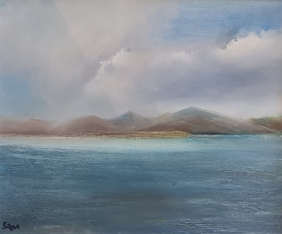 Scott MacDonald
Loch Lomond
Oil on board  30 x 35 cms 
£590