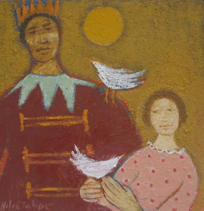 Helen Tabor
The King's Daughter 
oil in canvas  25 x 25 cms
£450